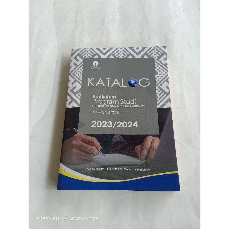 Jual BUKU KATALOG KURIKULUM PROGRAM UNIVERSITAS TERBUKA 2023 / 2024 ...