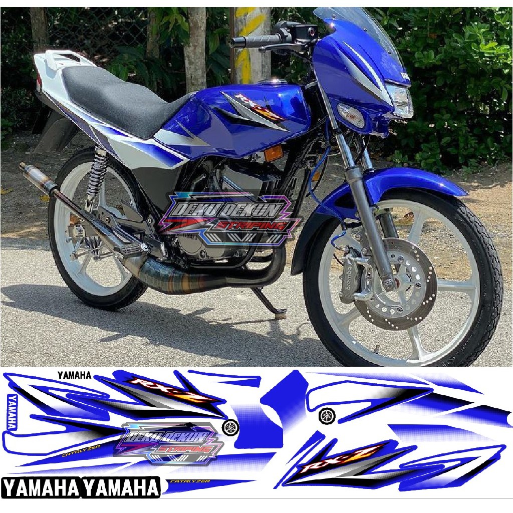 Jual Striping Rxz Catalizer Gen 2 Bisa vernis Sdh Potongan Kiscut Lapis ...
