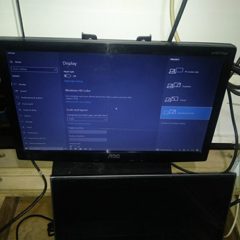 Jual Monitor AOC 16 Inch Tanpa Kaki Stand | Shopee Indonesia