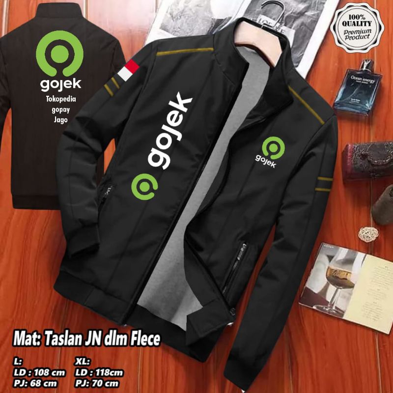 Jual Jaket custom driver go_jok terbaru free request/jaket pria dan ...