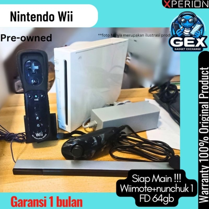 Jual Nintendo wii game sensor gerak lengkap siap main | Shopee Indonesia