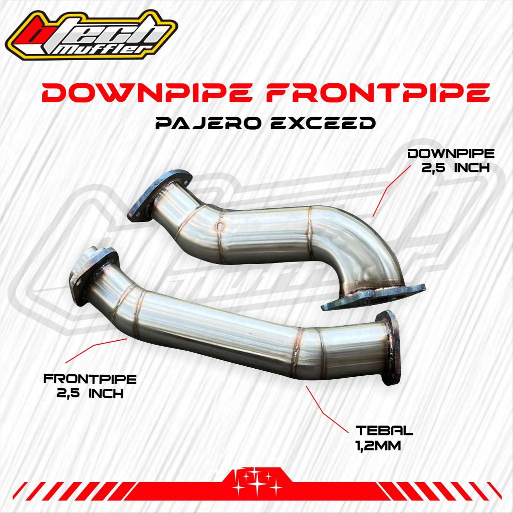 Jual Downpipe Frontpipe Pajero Exceed performance | Shopee Indonesia