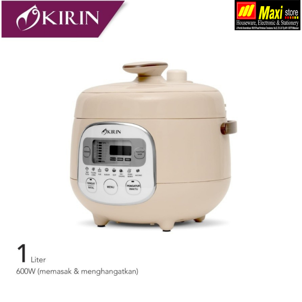 Jual KIRIN Rice Cooker Digital 8in1 KEP-601D-Maxistore | Shopee Indonesia