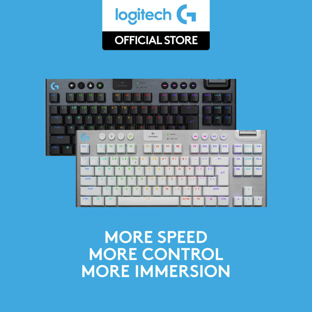 Jual Logitech G915 X LIGHTSPEED TKL, Keycap PBT Dua Lapis, Tombol yang