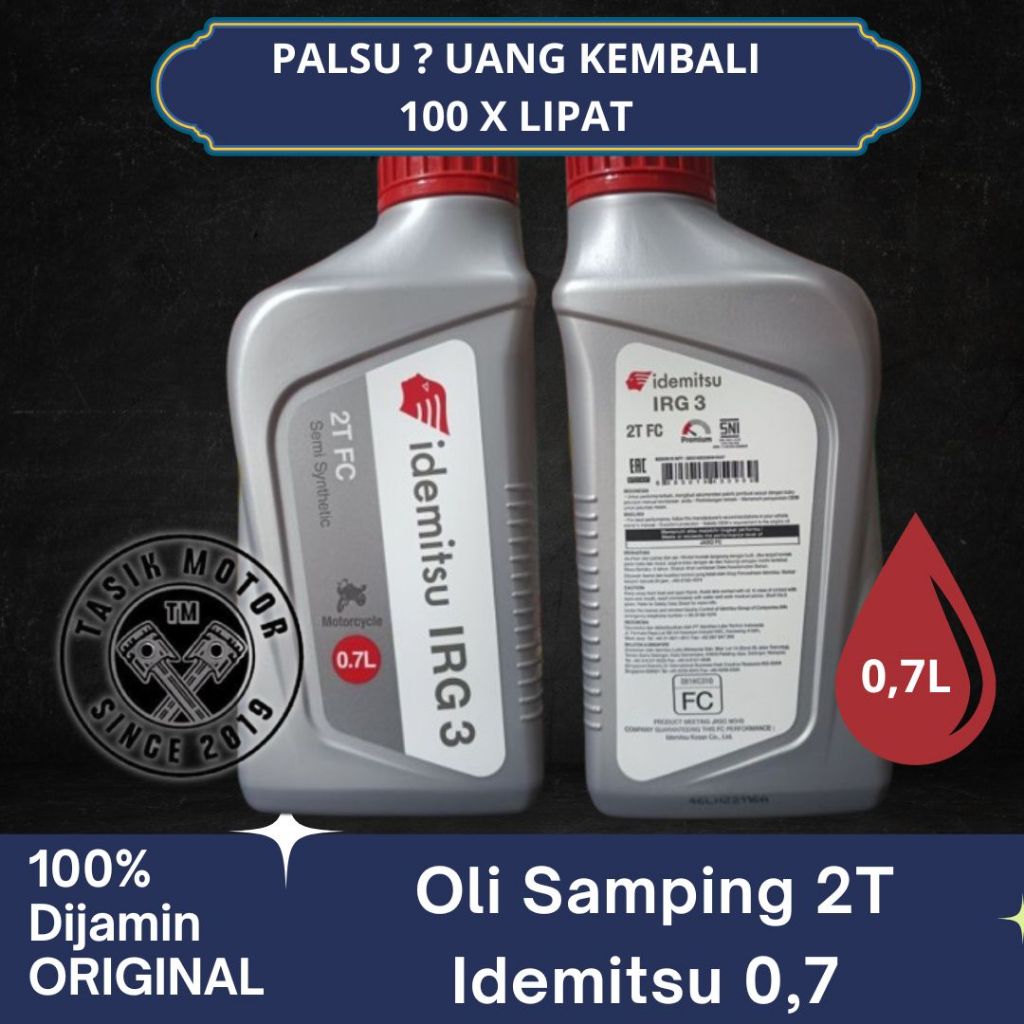 Jual Oli Samping 2T Idemitsu Semi Synthetic 0,7L Asli Tasik Motor ...