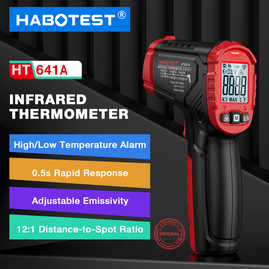 Jual [SPECIAL PRICE] HABOTEST HT641A Termometer Inframera Termometer ...