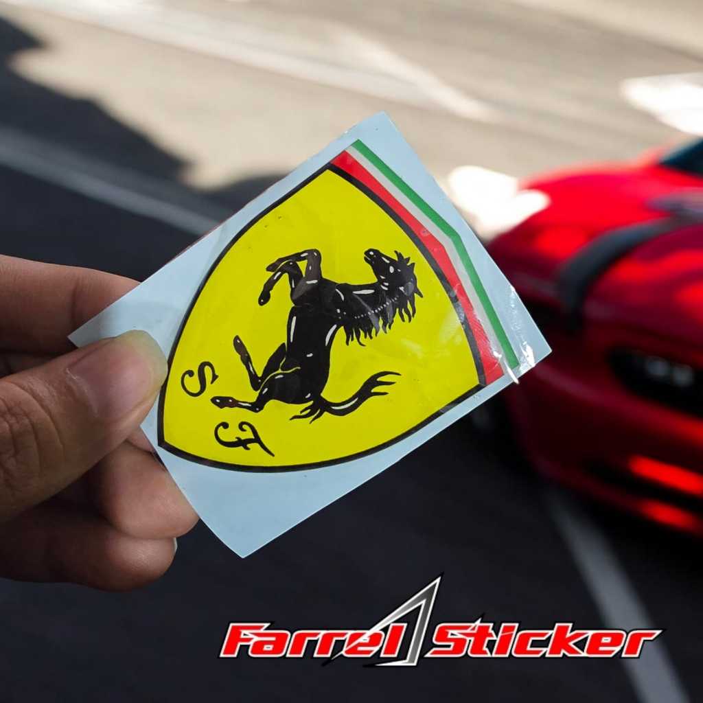 Jual EMBLEM FERRARI STICKER LAMBORGHINI STIKER PORSCHE 3D TIMBUL ...
