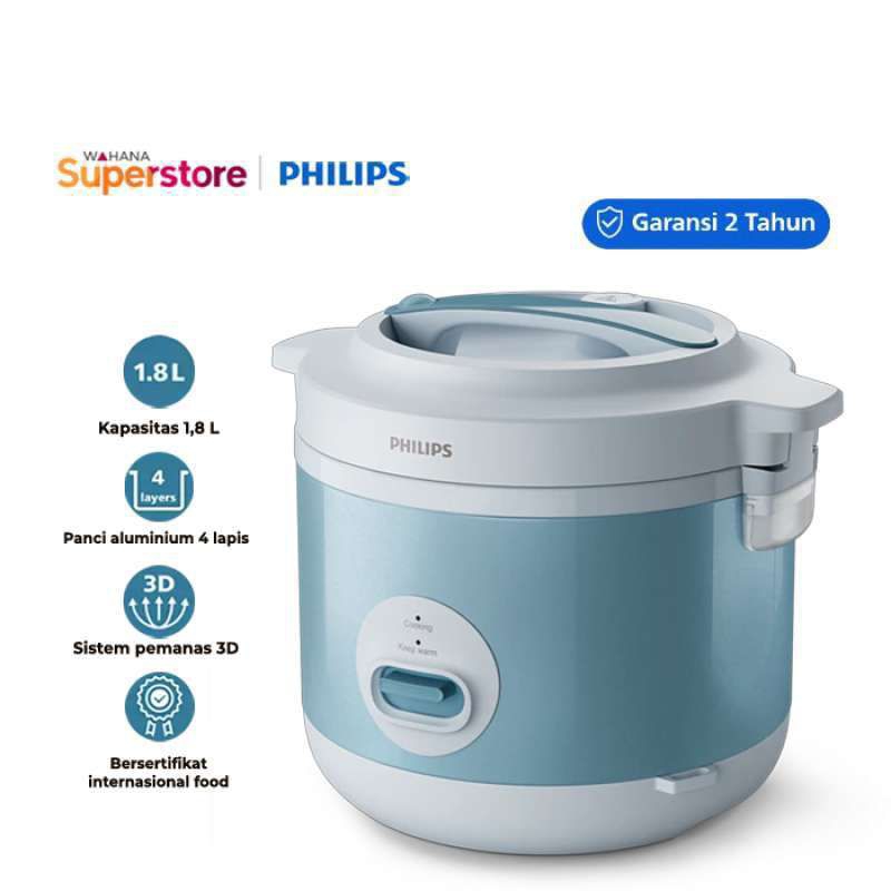 Jual PHILIPS RICE COOKER HD-3003 magic com Philips 1, 8Liter | Shopee ...