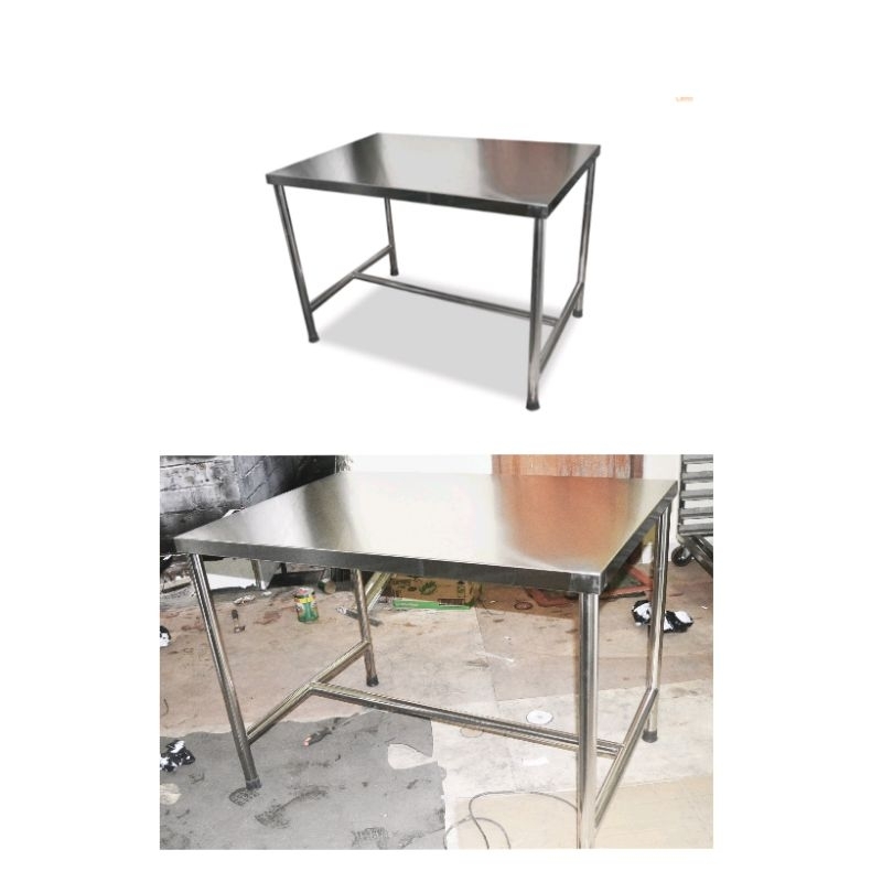 Jual Meja Stenliess Preparasi / Meja Baking 100 cm 150 cm 200 cm / Meja ...
