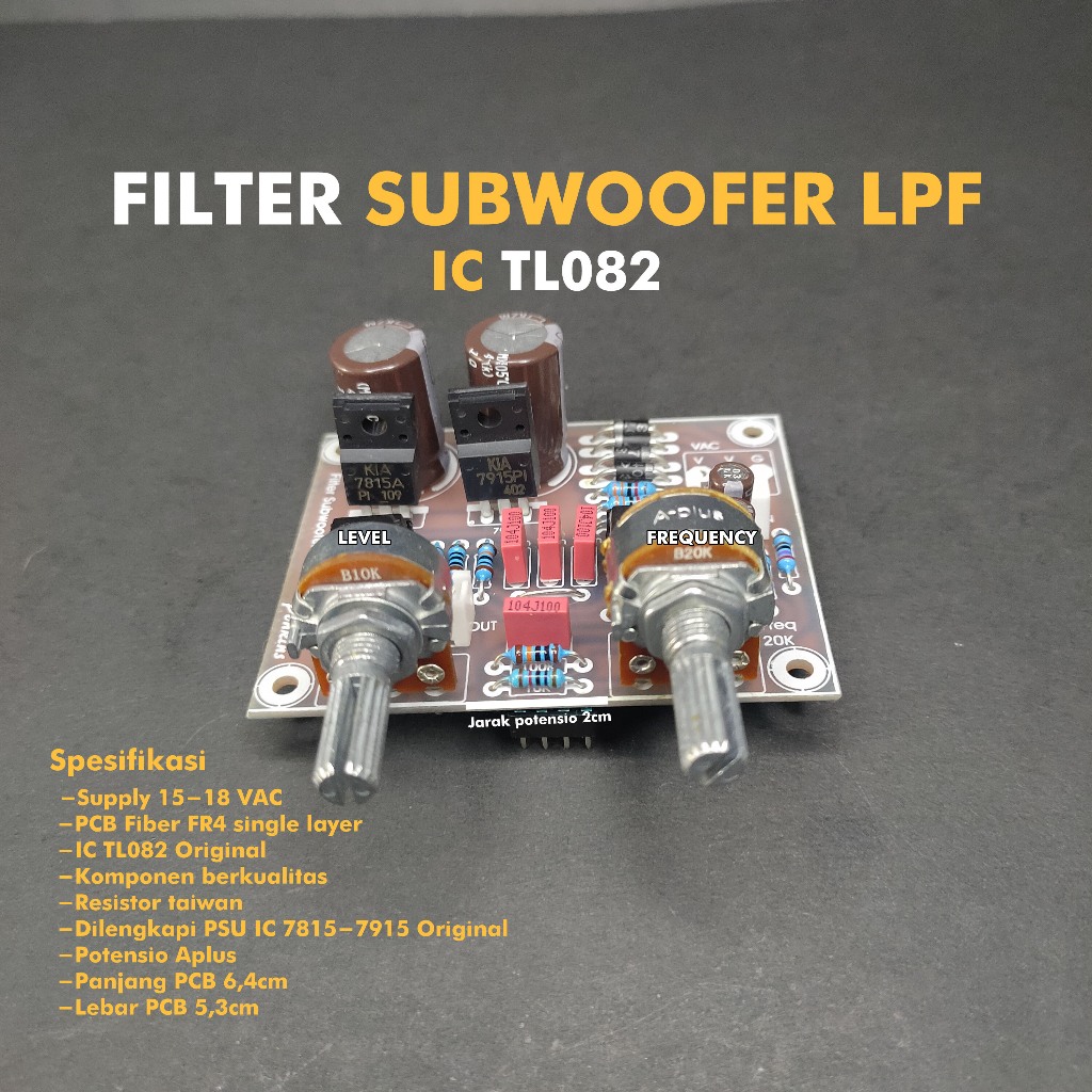 Jual Filter Subwoofer LPF Lengkap Level dan Frequency | Shopee Indonesia