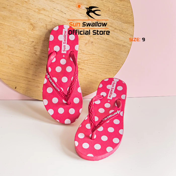 Sandal Jepit Polkadot 
