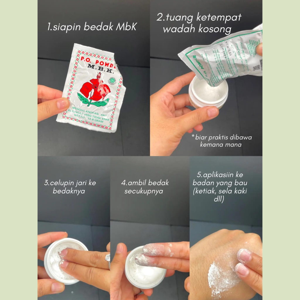 Jual MBK Powder Putih | Silver - Menghilangkan Bau Keringat/Badan ...