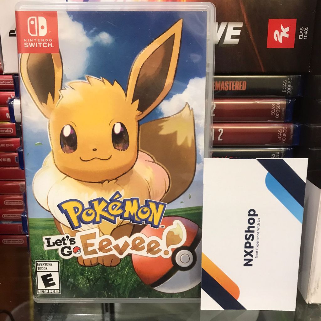 Jual Pokemon Let's Go Eevee Seken Nintendo Switch | Shopee Indonesia