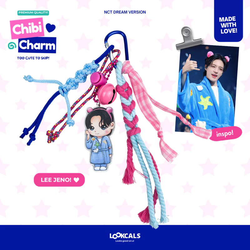 Chibi Charm Bagcharm NCT DREAM Keychain KPOP Aksesori Unik dan Lucu
