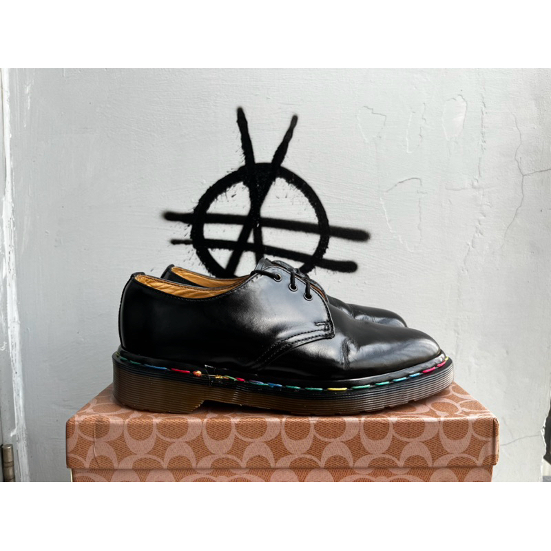 Jual Docmart - Dr. Martens 1461 Rainbow Stitch - Made in England ...