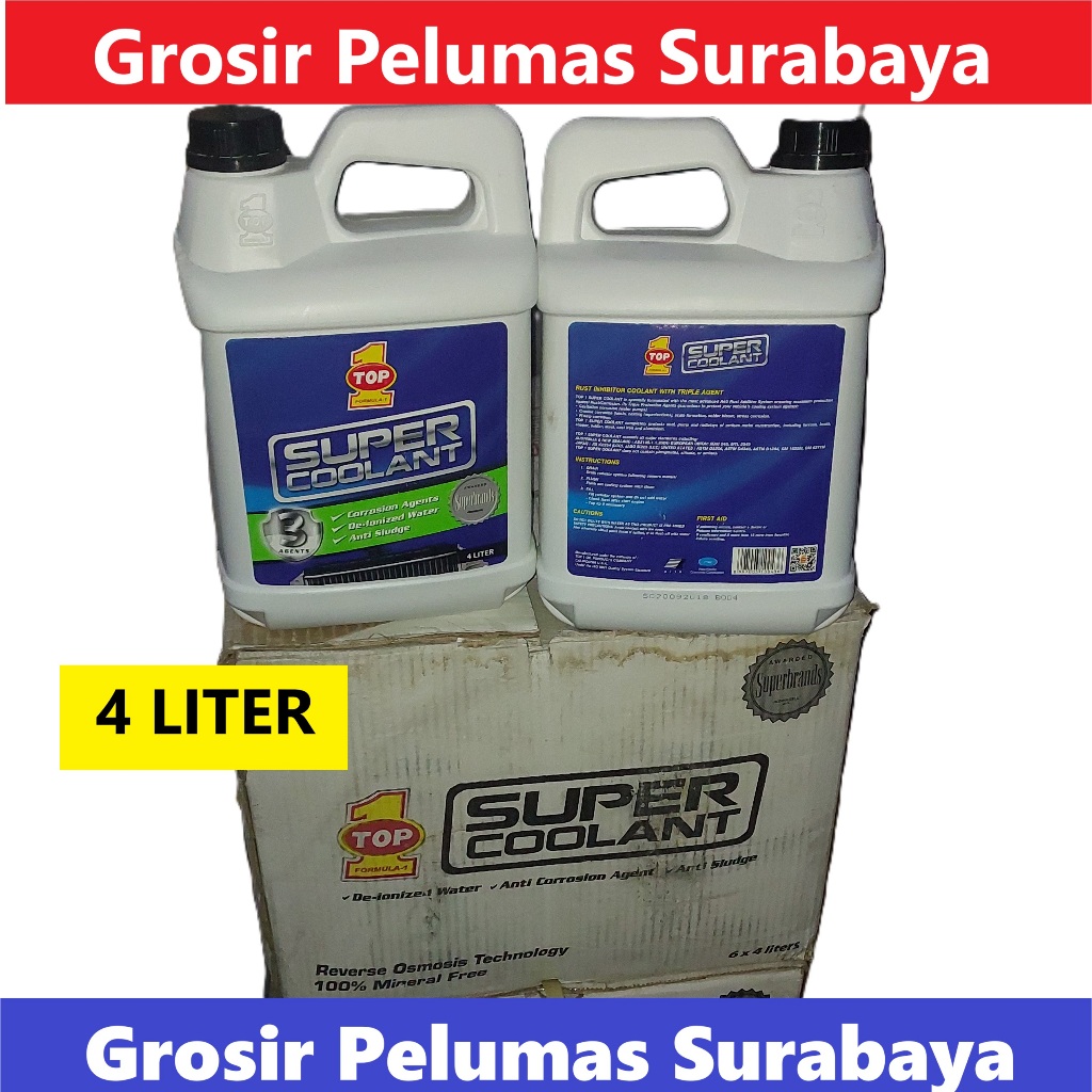 Jual ORIGINAL Top One Top1 Radiator Coolant Top 1 SUPER coolant cairan ...