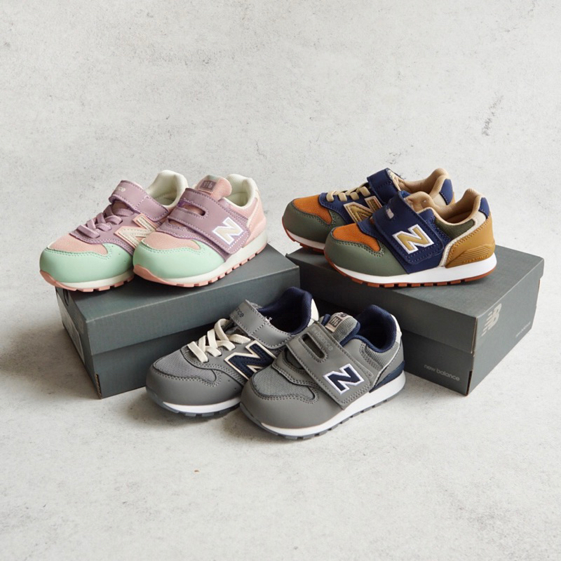 NB New Balance 996 Kids Sneakers size 25 36 pink grey brown blue red sepatu sneaker sekolah anak velcro unisex