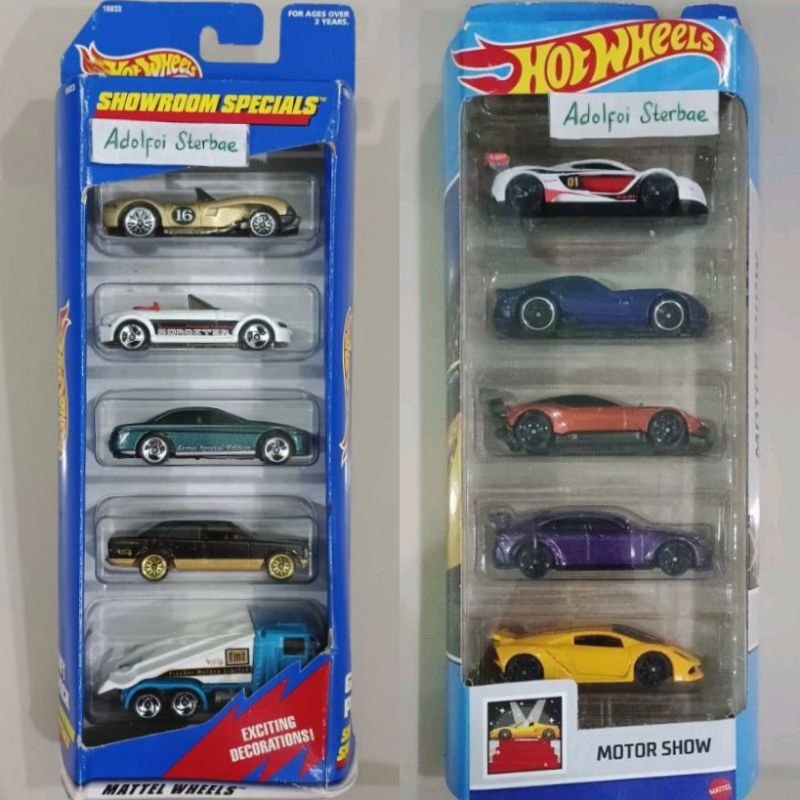 Jual hotwheels hot wheels gift pack isi 5 showroom specials ferrari 250 ...