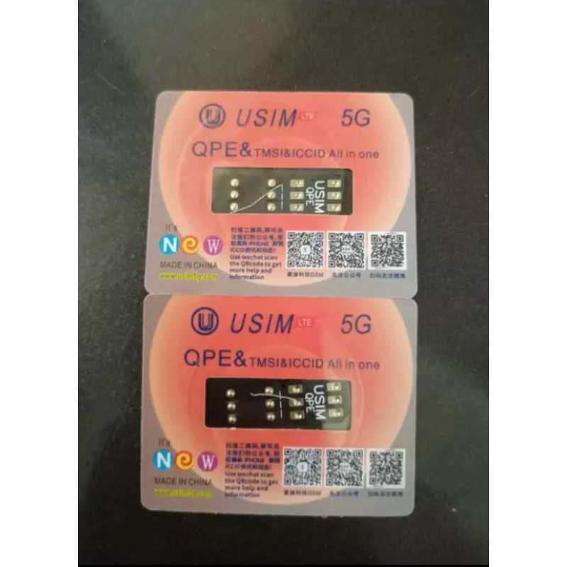 Jual Sim Sticker/RSIM iPhone LONG USIM WELLSIM Support New IOS 26 For ...