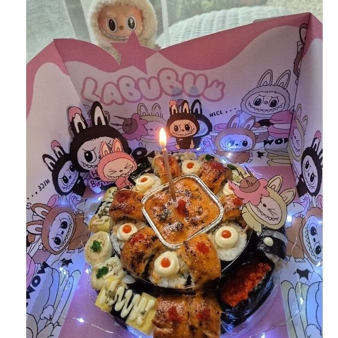 Jual Onelife Foods - Sushi cake karakter (Labubu / Pokemon) | Shopee ...