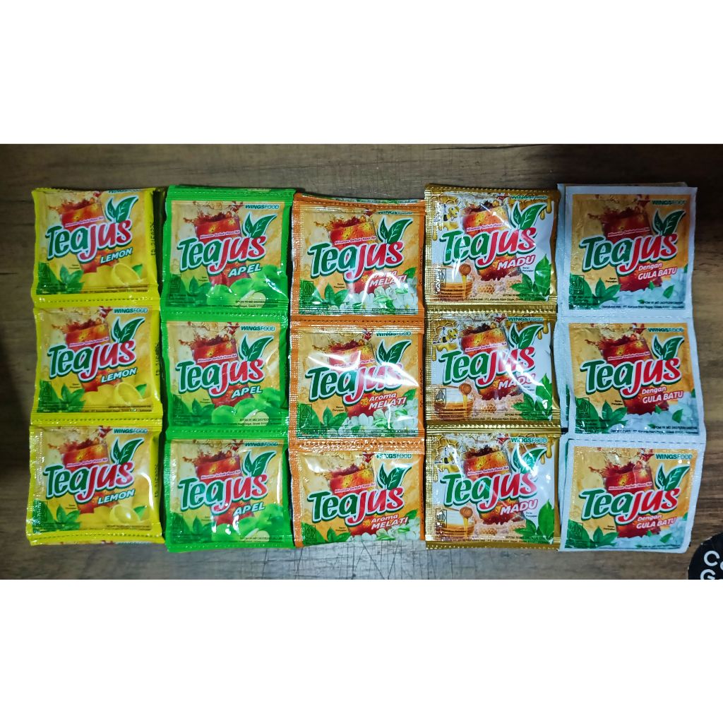 Jual Tea Jus Aneka Rasa 1Renceng isi 10 | Shopee Indonesia