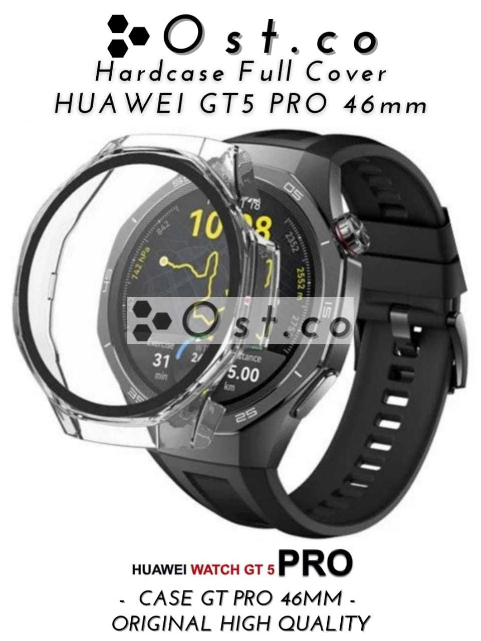 HUAWEI WATCH GT 5 PRO 46mm トート クリアファイル（Jual Bumper Case 