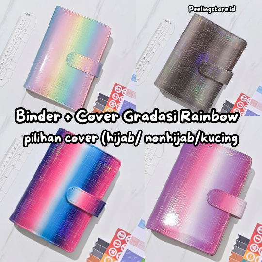 Jual A6 Binder Kulit+ Cover Premium 6 Ring / Binder A6 Cloth Love ...