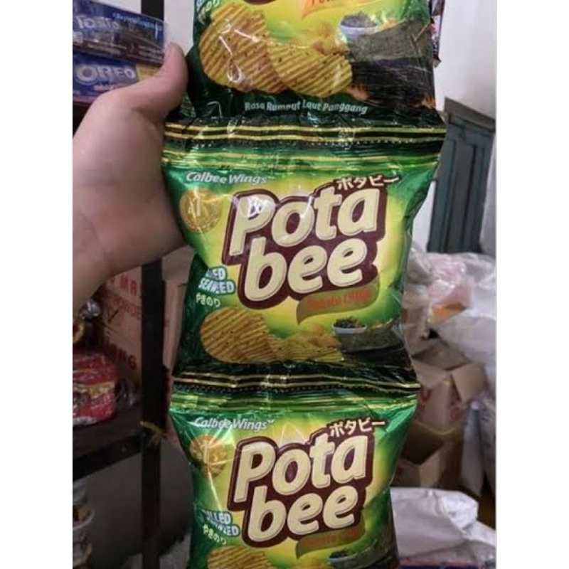 Jual POTABEE Potato Chips 15gram / Snack Pota Bee Keripik Kentang ...
