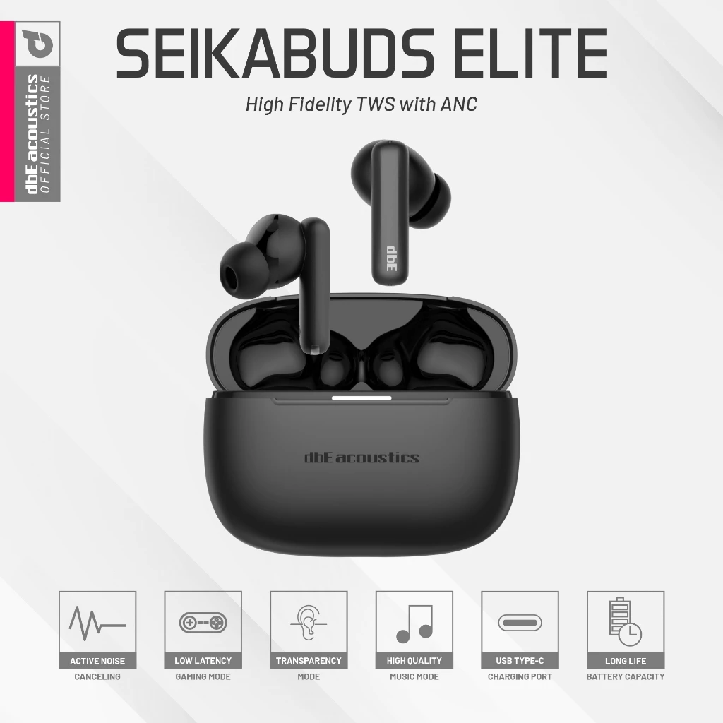 dbE Seikabuds Elite ANC TWS Earphone Wireless Gaming
