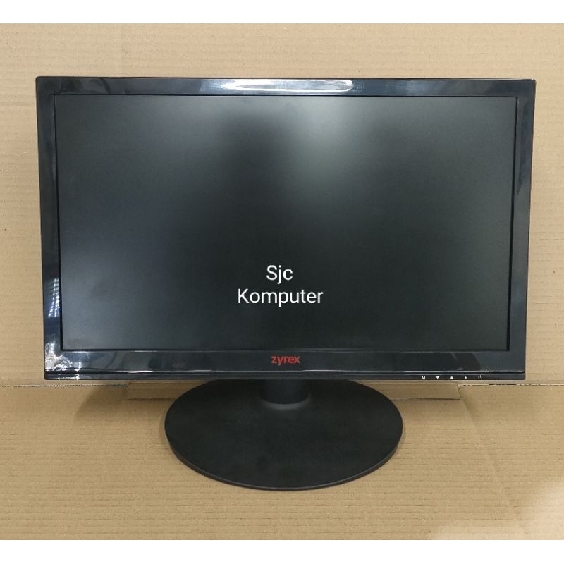 Jual Monitor Led Zyrex 18,5/19Inch Wide Screen Like New & Bergaransi ...