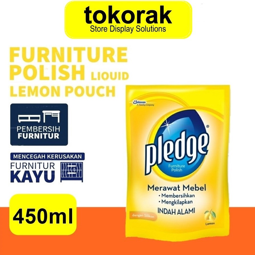 Jual PLEDGE FURNITURE POLISH REFILL POUCH 41 ML PERAWATAN KAYU | Shopee ...