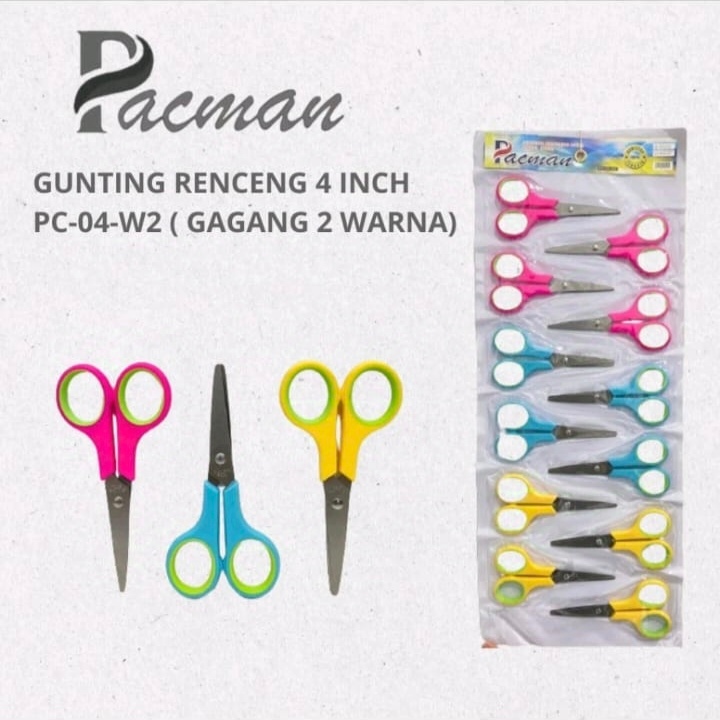 Jual Gunting Renteng Renceng Pendek 4 Inch Isi 12 Pcs | Shopee Indonesia