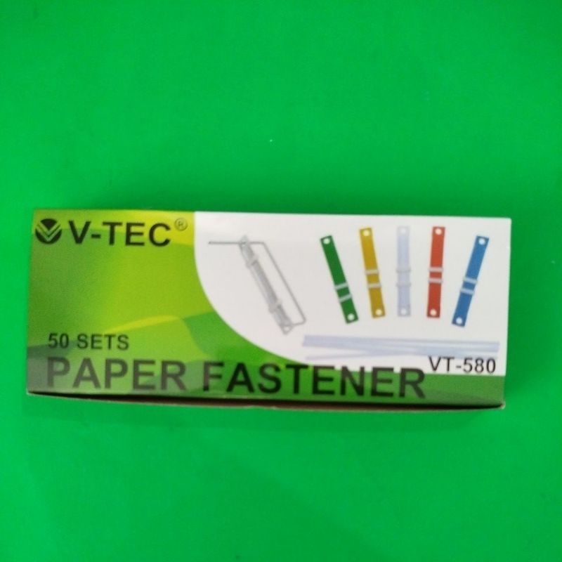 Jual Paper Fastener Vtec vt580 per pak isi 50 pcs | Shopee Indonesia