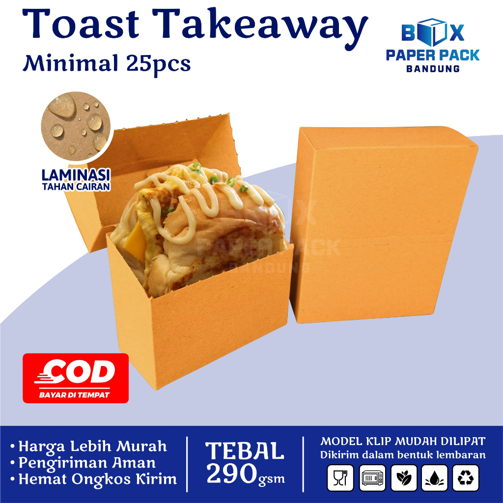 Jual Toast Box Bread Take Away Kemasan Roti Panggang Sandwich Kentang ...