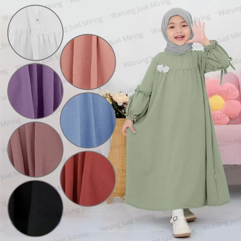 Gamis anak model sakura terbaru 2024 gamis anak kekinian