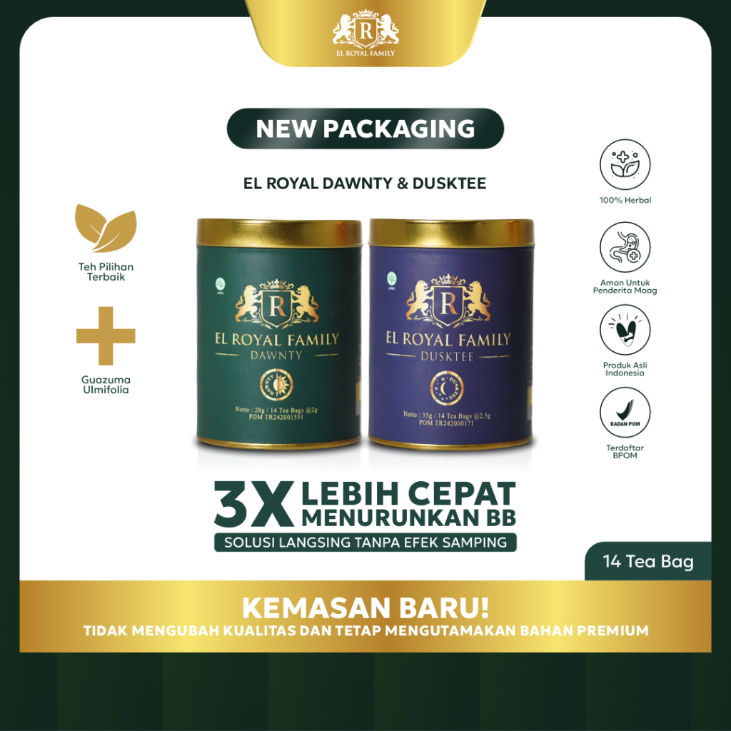 Jual El Royal Premium Tea | Premium Herbal Tea | Teh Pelangsing | Teh ...
