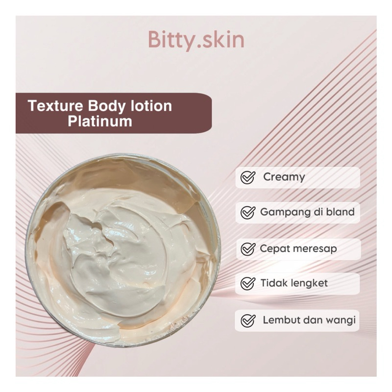 Jual BITTY SKIN - Glow Phiw Platinum Body Lotion - 250gr | Bdl Thailand ...