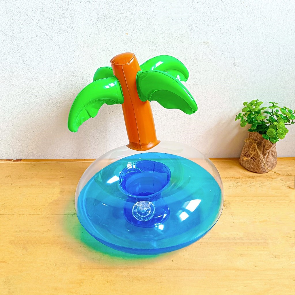 Jual FLOATIES BENTUK KELAPA CUP BAN INFLATABLE HOLDER FLOAT PELAMPUNG ...