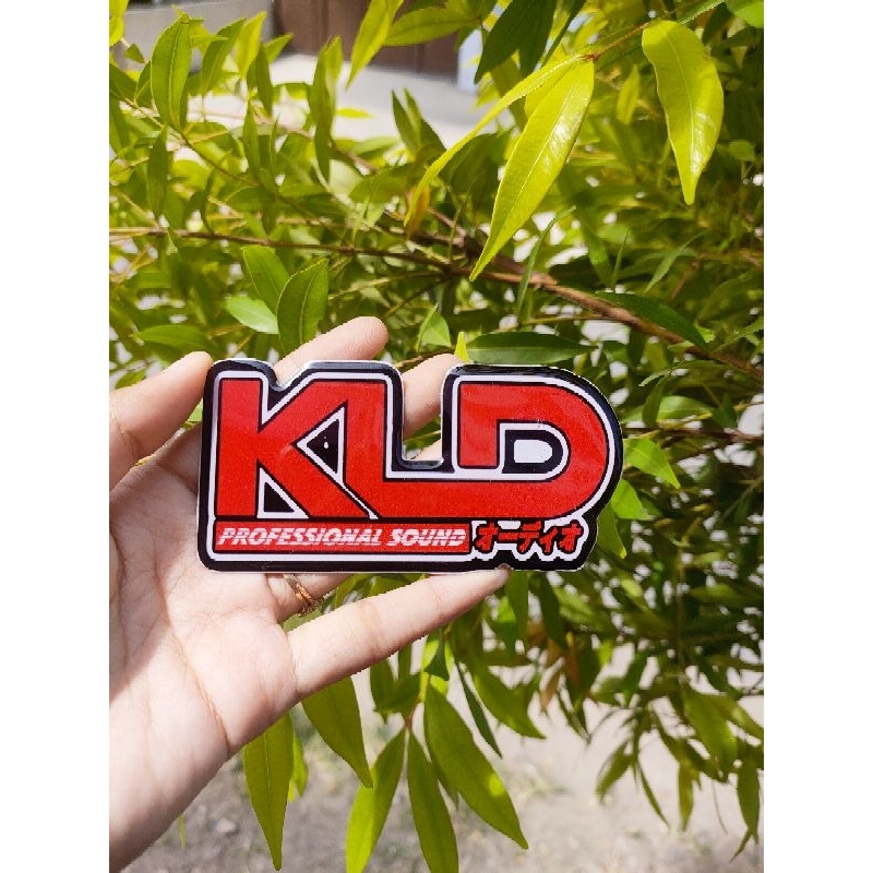 Jual CUSTOM LOGO EMBLEM LABEL SOUND SYSTEM TIMBUL 3D UKURAN 5X10CM