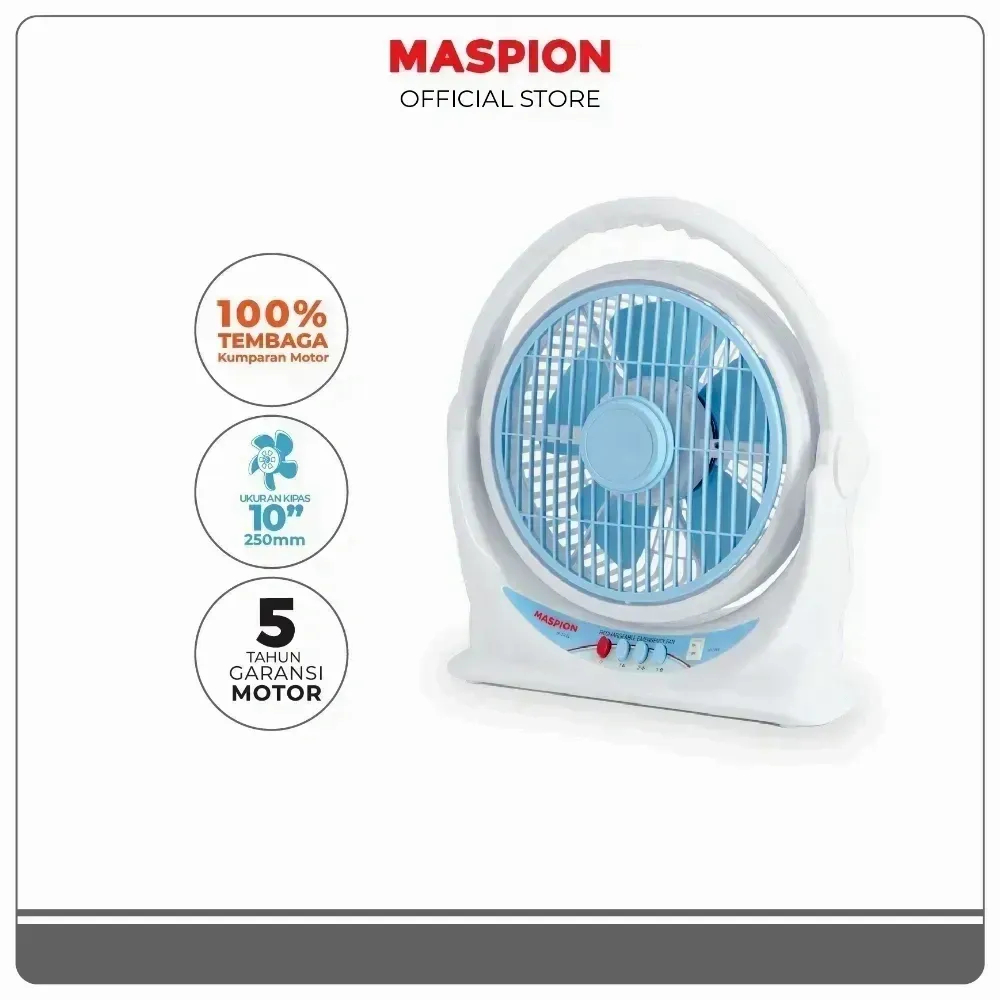 Jual Kipas Angin Duduk Emergency Kotak Box Ukuran 10 Inch JF 1221 ...