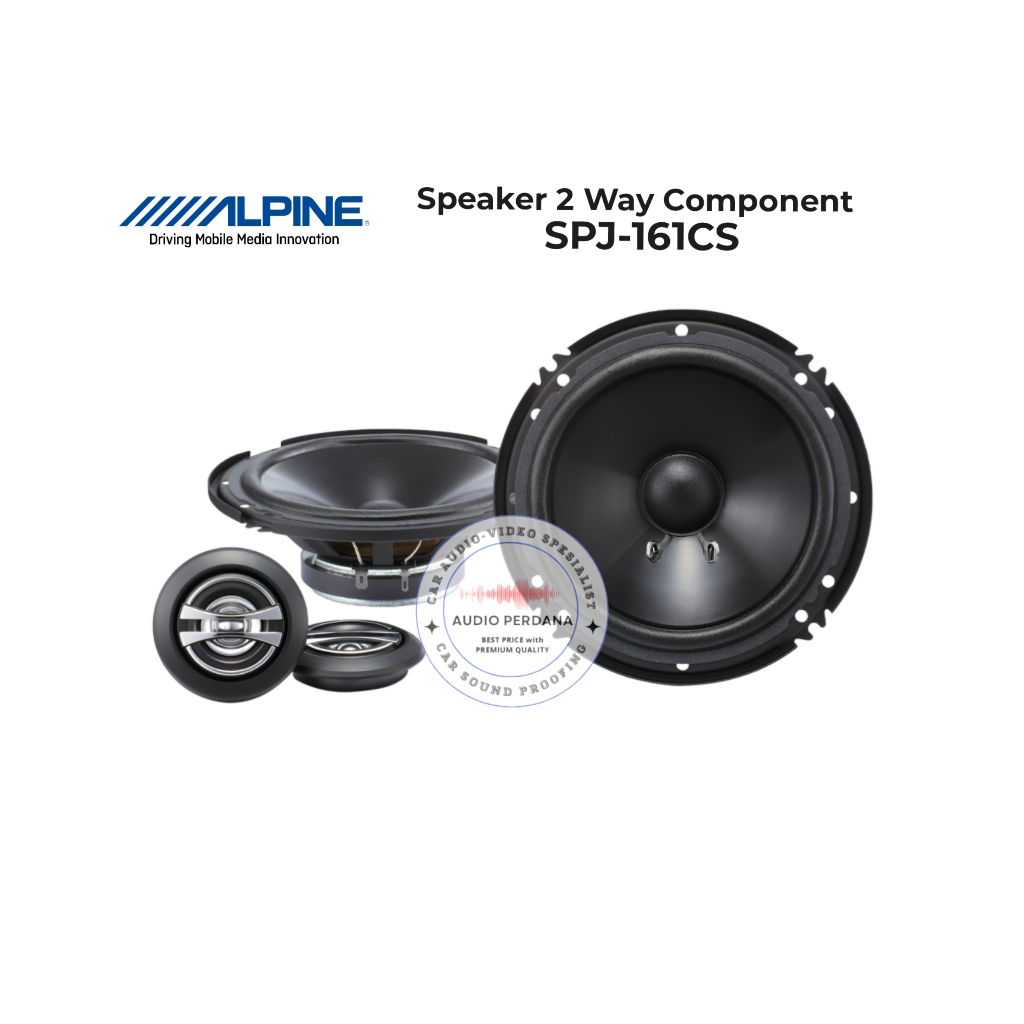 Alpine SPJ-161CS Component Speakers