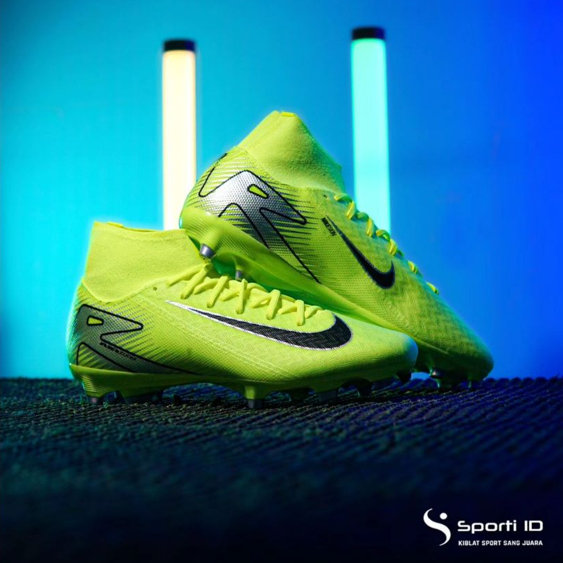Sepatu Bola Nike Mercurial Superfly 10 Academy FG Volt Black FQ1456-700  Original