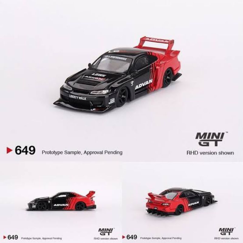 Jual Mini GT LBWK Nissan Silvia S15 Advan | Shopee Indonesia