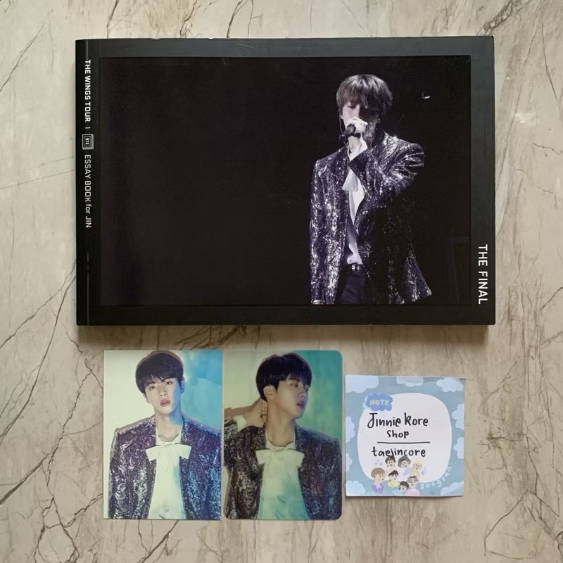 Official] V Taehyung Essay Book- BTS The WINGS Tour Final with Photocard |  eBay