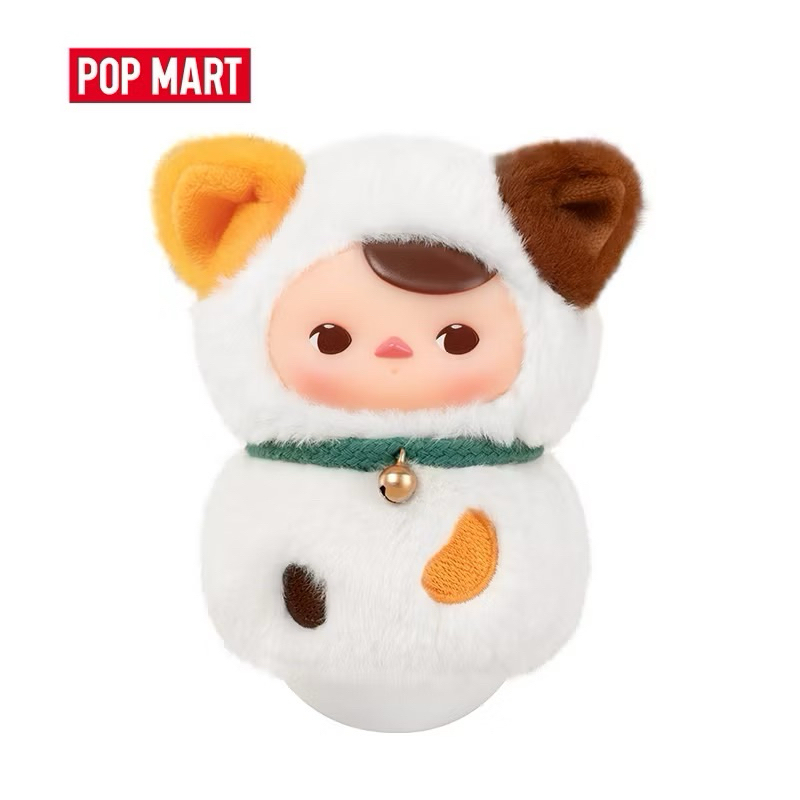 POP MART PUCKY Roly-Poly Kitty Figura De Vinilo – Coleccionable Aleatorio De 8.6-10.3 Cm, Juguete De Arte Adorable Para Regalar