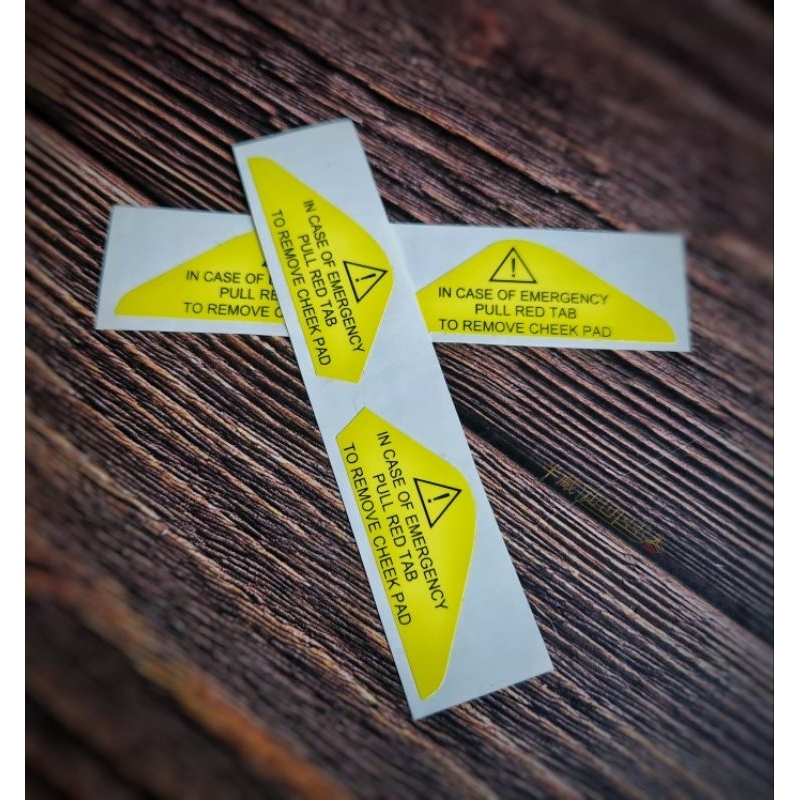 Jual Sticker Emergency Nolan Exlite X803 | Shopee Indonesia
