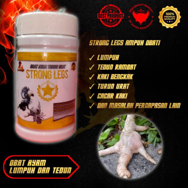 Jual STRONG LEGS obat ayam lumpuh pincang turun urat dan kaki bengkak ...
