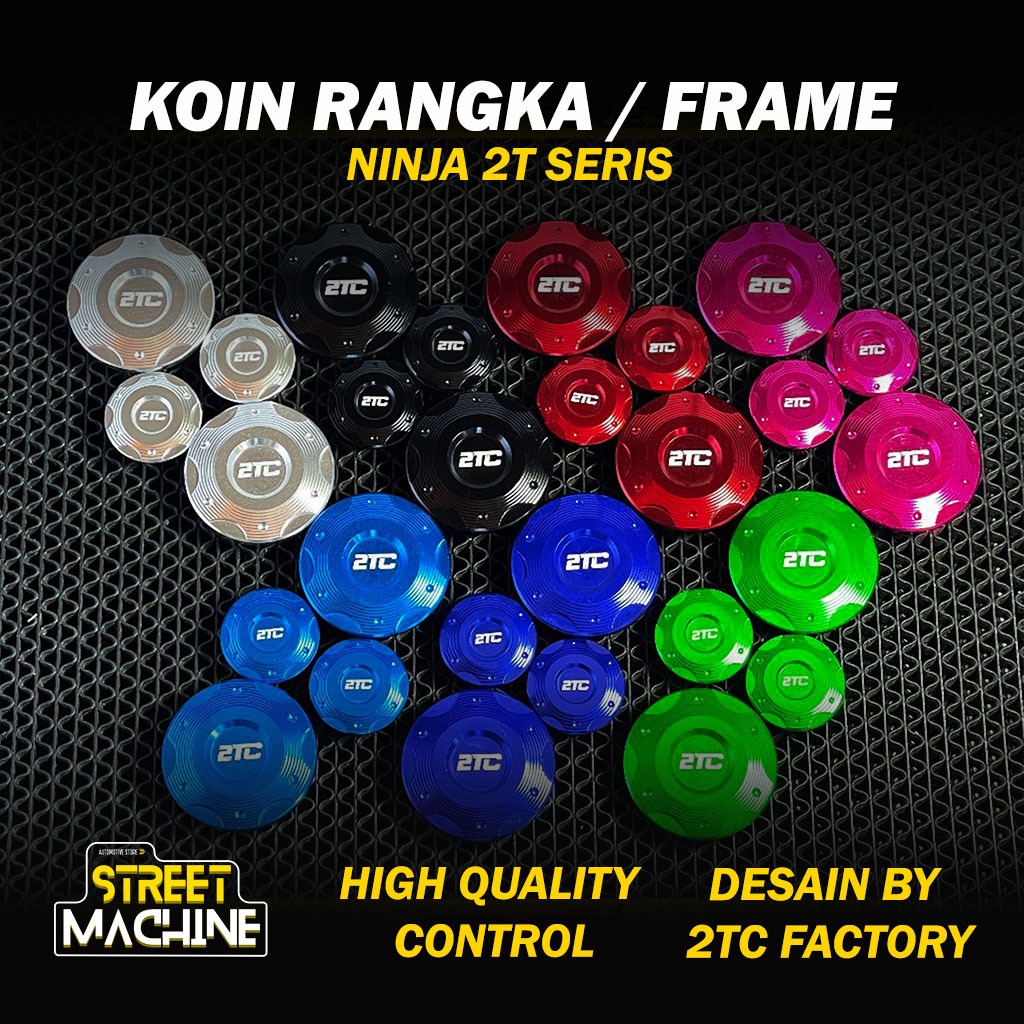 Jual Koin Tutup Rangka Ninja RR Cover Rangka Ninja R RR SS M Full Cnc ...