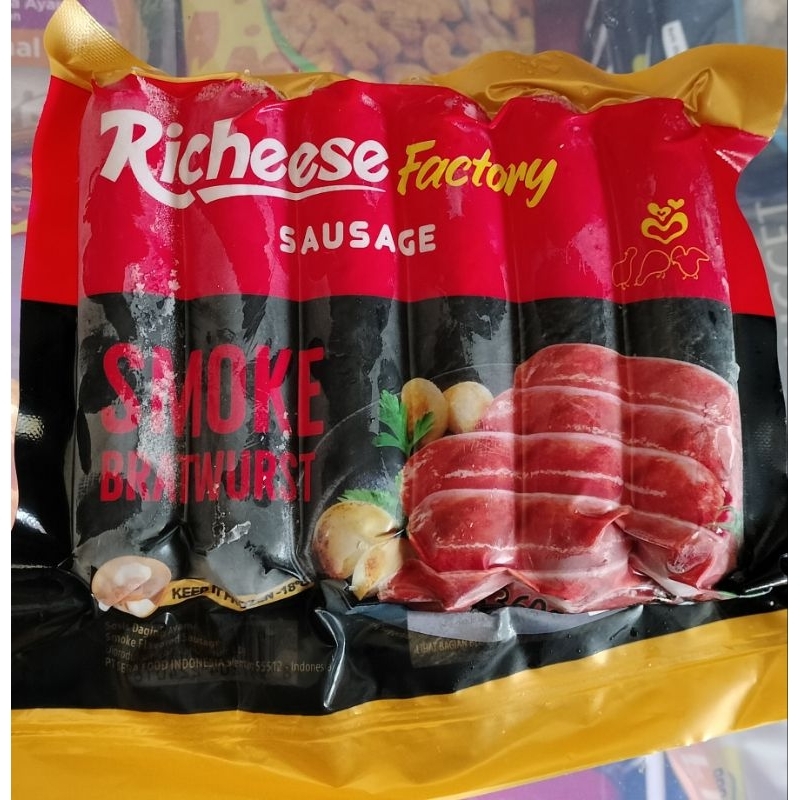 Jual richeese sausage smoke BRATWURST | Shopee Indonesia