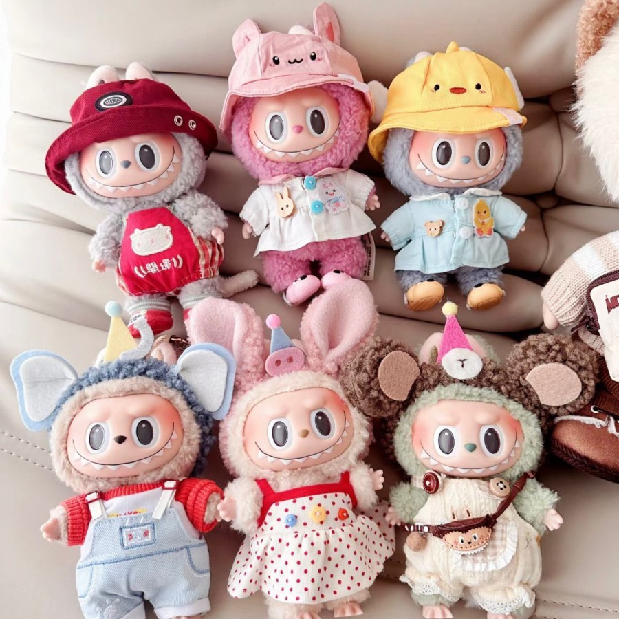 Jual Baju Labubu Boneka Popmart Custom Clothes Cute Outfit Macaron V1 ...